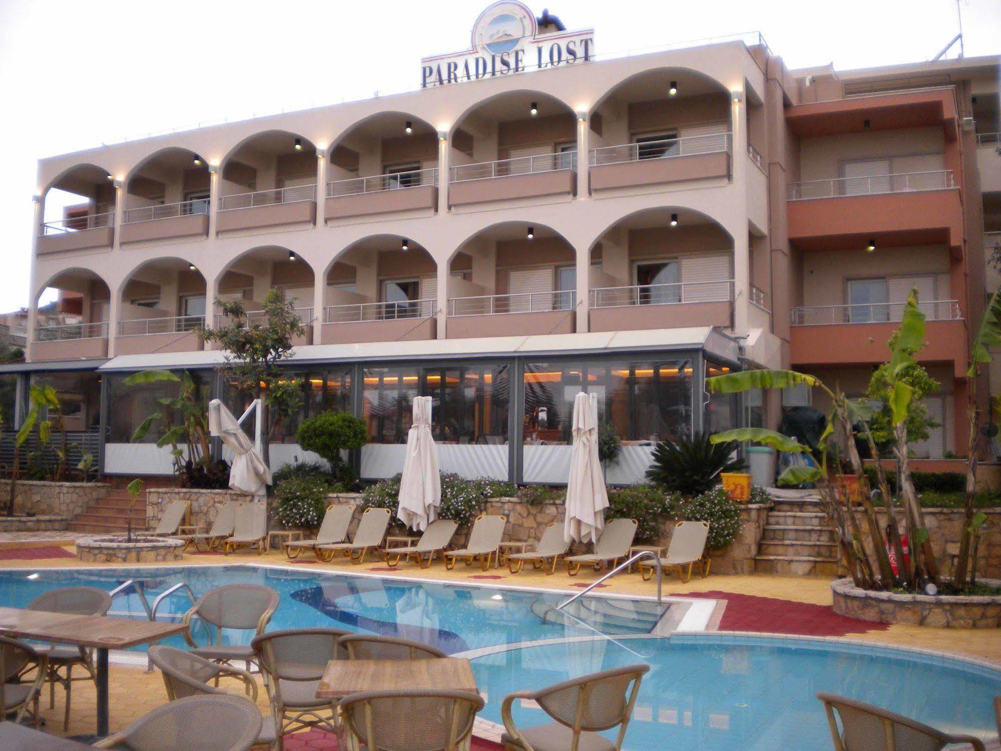 Paradise Lost Hotel-Apartments Tolón Esterno foto